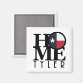 Aimant HOME Tyler Texas (Recto/Verso)