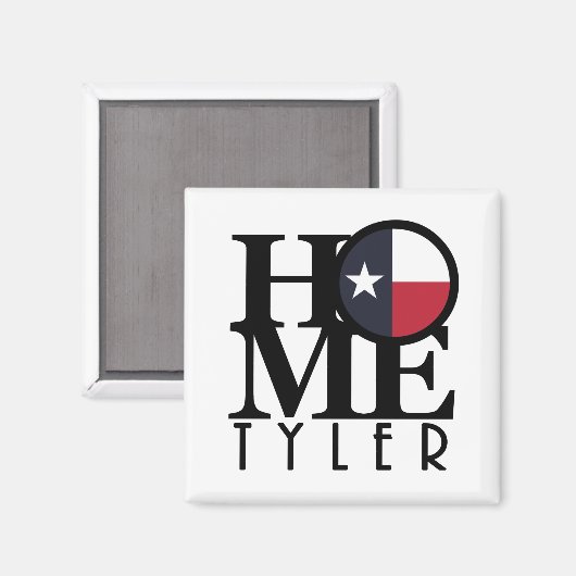 Aimant HOME Tyler Texas (Recto/Verso)