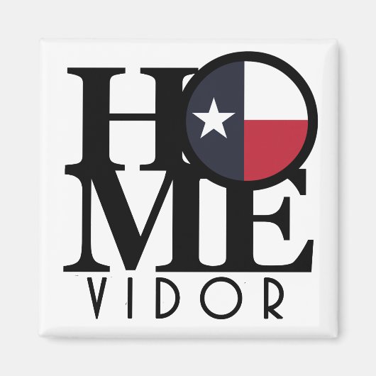 Aimant HOME Vidor Texas (Devant)