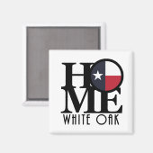 Aimant HOME White Oak Texas (Recto/Verso)