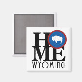 Aimant HOME Wyoming (Recto/Verso)