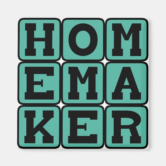 Aimant Homemaker, déesse domestique (Devant)