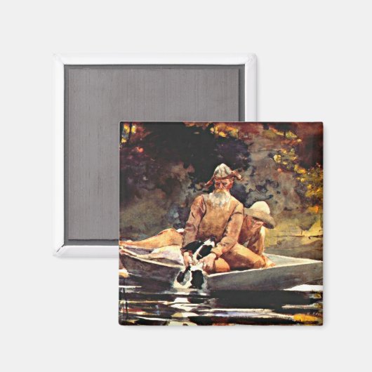 Aimant Homer - Après la chasse, (Recto/Verso)