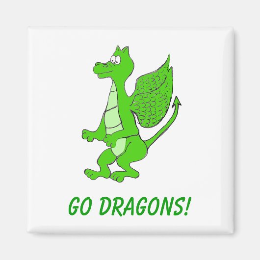 Aimant "Hometown Pride" Carré Réfrigérateur magnétique (Devant)