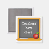 Aimant Hommage aux enseignants : (Recto/Verso)