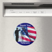 Aimant Hommage militaire aux vétérans du Merci (In Situ (Lave-vaisselle))