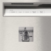 Aimant Homme avec caméra vidéo (1ère prise) (In Situ (Lave-vaisselle))