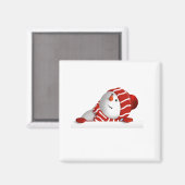 Aimant homme de neige (Recto/Verso)