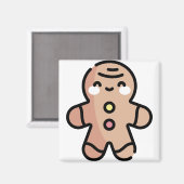 Aimant homme de pain d'épices (Recto/Verso)