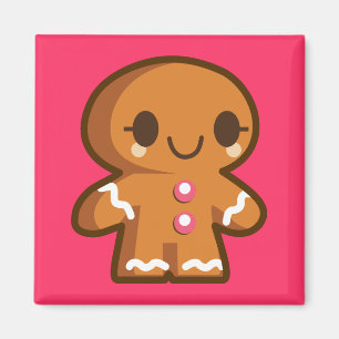 Aimant Homme de pain d'épices mignon