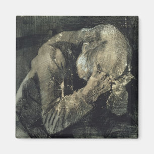 Aimant Homme de Vincent van Gogh avec sa tête dans des