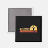 Aimant Homme de volley-ball (Recto/Verso)