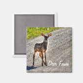 Aimant Homme Deer Faune Faune Animal Design (Recto/Verso)