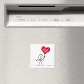 Aimant Homme et coeur (In Situ (Lave-vaisselle))