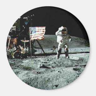 Aimant Homme historique sur la lune