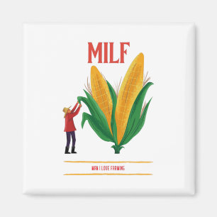 Aimant Homme j'aime l'agriculture
