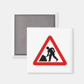 Aimant Hommes au travail (Recto/Verso)