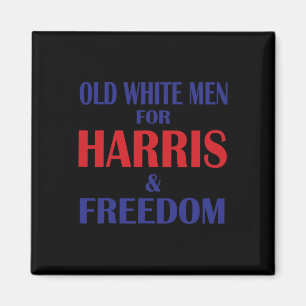 Aimant Hommes Blancs Pour Harris Et Liberté Drôle Amériqu