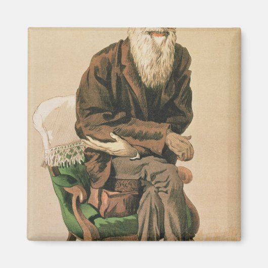 Aimant Hommes du jour, no 33, Charles Darwin (Devant)