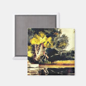 Aimant Homosassa, Jungle (Floride), Winslow Homer (Recto/Verso)