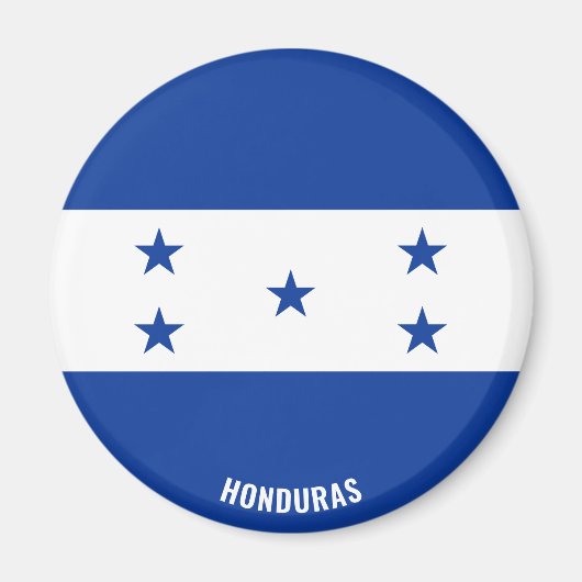 Aimant Honduras Drapeau charmant patriotique (Devant)