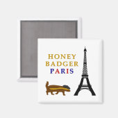 Aimant Honey Badger Paris (Recto/Verso)