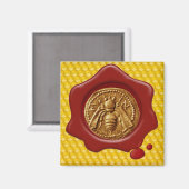 AIMANT HONEY BEE RED WAX SEAL (Recto/Verso)
