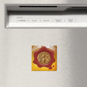 AIMANT HONEY BEE RED WAX SEAL (In Situ (Lave-vaisselle))