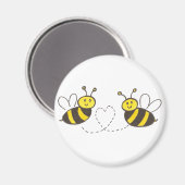 Aimant Honey Bees with Heart (Recto/Verso)