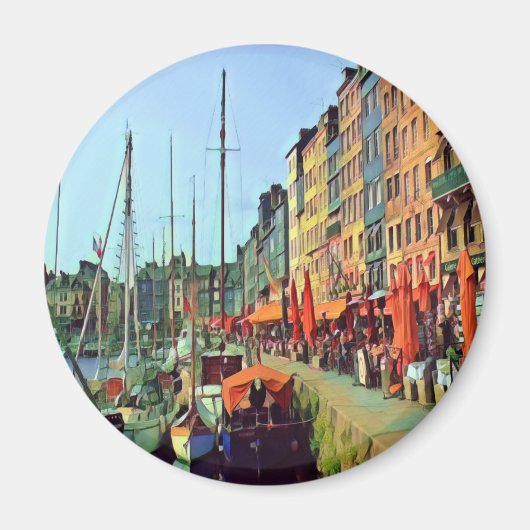 Aimant HONFLEUR - accueil - vue (Devant)