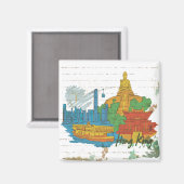 Aimant Hong Kong (Recto/Verso)