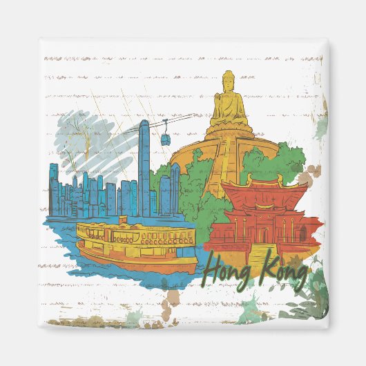 Aimant Hong Kong (Devant)