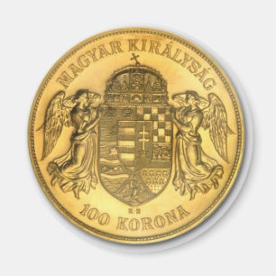 Aimant hongrois de conception de pièce de monnaie