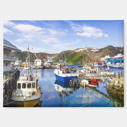 Aimant Honningsvag au cap Nord (Recto)