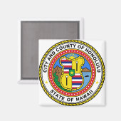 Aimant Honolulu Hawaii (Recto/Verso)