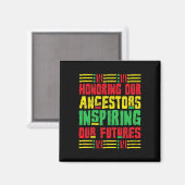 Aimant Honorer nos ancêtres Mois de l'histoire afro-améri (Recto/Verso)
