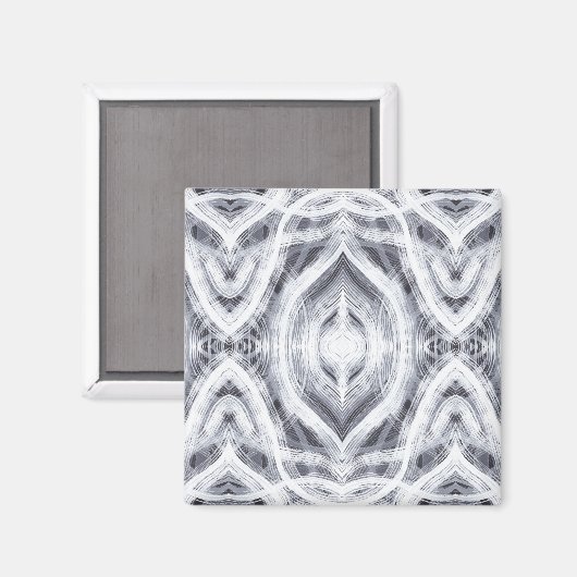 Aimant Hope Abstract Light White Watercolor Art (Recto/Verso)