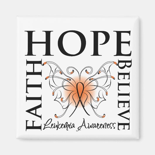 Aimant Hope Belith Faith - Leukemia (Devant)