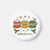 Aimant Hope joy Peace and Cocoa (Devant)