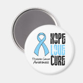 Aimant Hope Love Cure Cancer de la Prostate Ruban (Recto/Verso)