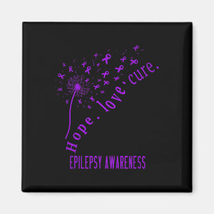 Aimant Hope Love Cure Epilepsy Awareness T