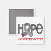 Aimant Hope Matters 2 Diabète juvénile (Recto/Verso)