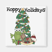 Aimant Hoppy Holidays Tshirts et cadeaux (Devant)