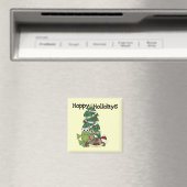 Aimant Hoppy Holidays Tshirts et cadeaux (In Situ (Lave-vaisselle))