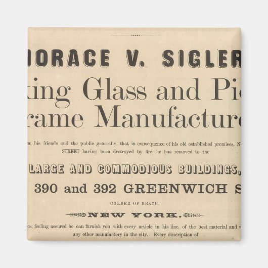 Aimant Horace V Sigler (Devant)
