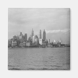 Aimant Horizon B&W des Etats-Unis New York City Manhattan