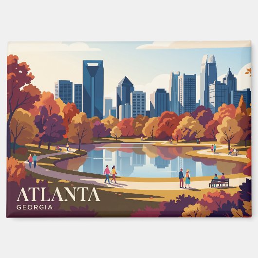 Aimant Horizon d'Atlanta États-Unis (Recto)