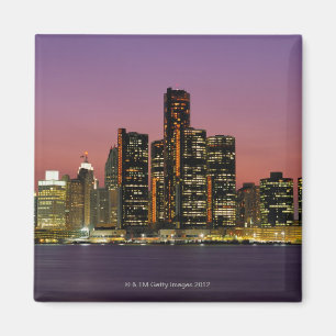Aimant Horizon de Detroit, Michigan la nuit