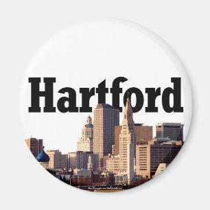 Aimant Horizon de Hartford CT avec "Hartford" dans le