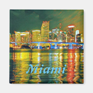 Aimant Horizon de Miami à l'aimant de nuit